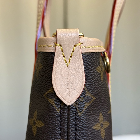 Louis Vuitton Neverfull BB Monogram Beige Bag Only - Picture 2 of 16